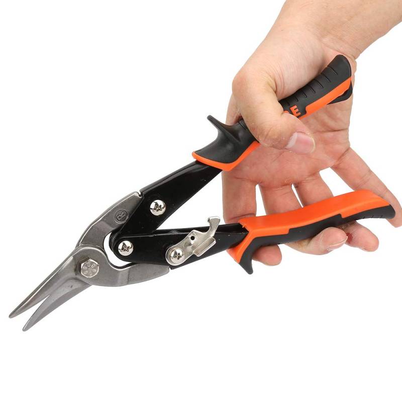 Blechschneider, Blechschere Schwere Luftfahrt Zinn Snip Blechschneider Scher -Tins -Spitze Gerade Geschnittene Luftfahrt Schnipsel Metall Schneidschere Zum Schneiden von Metallbleche ((L) links von TARSHYRY