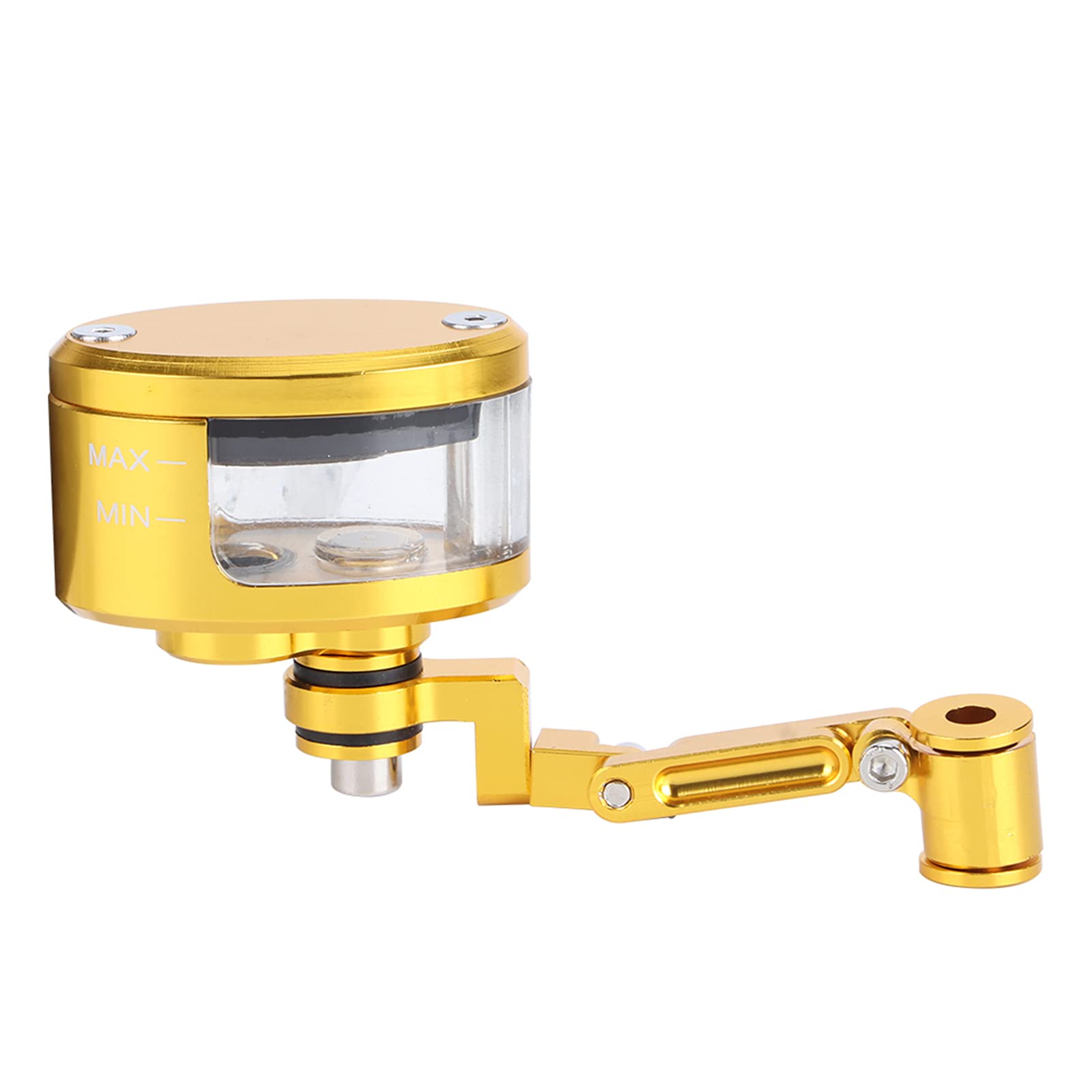 Bremsbehälter, Motorradbremsflüssigkeit Reservoir Vorderbremsbremsflüssigkeit Reservoir CNC Aluminium Motorcbike Oil Cup Set Kupplungsreservoir für ZX 6r 9r 10r (GOLD) von TARSHYRY