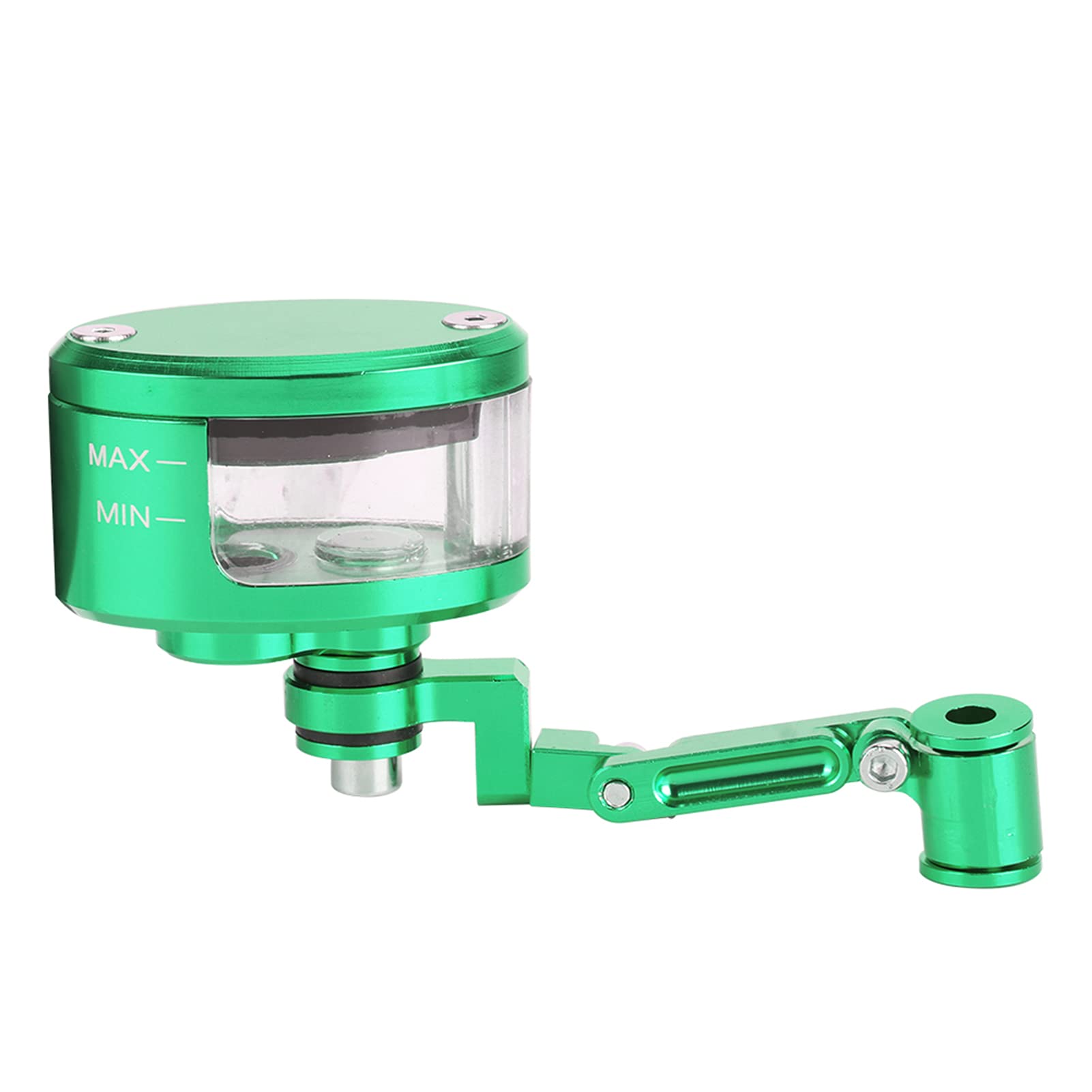 Bremsbehälter, Motorradbremsflüssigkeit Reservoir Vorderbremsbremsflüssigkeit Reservoir CNC Aluminium Motorcbike Oil Cup Set Kupplungsreservoir für ZX 6r 9r 10r (GREEN) von TARSHYRY