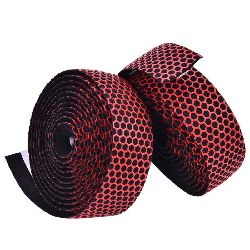 Gummi -Gurte, Fahrradläppchen -Klebebandbike Gurtfahrradfahrrad Klebeband Klebebandradbike Lenkergürtel (Rot) von TARSHYRY