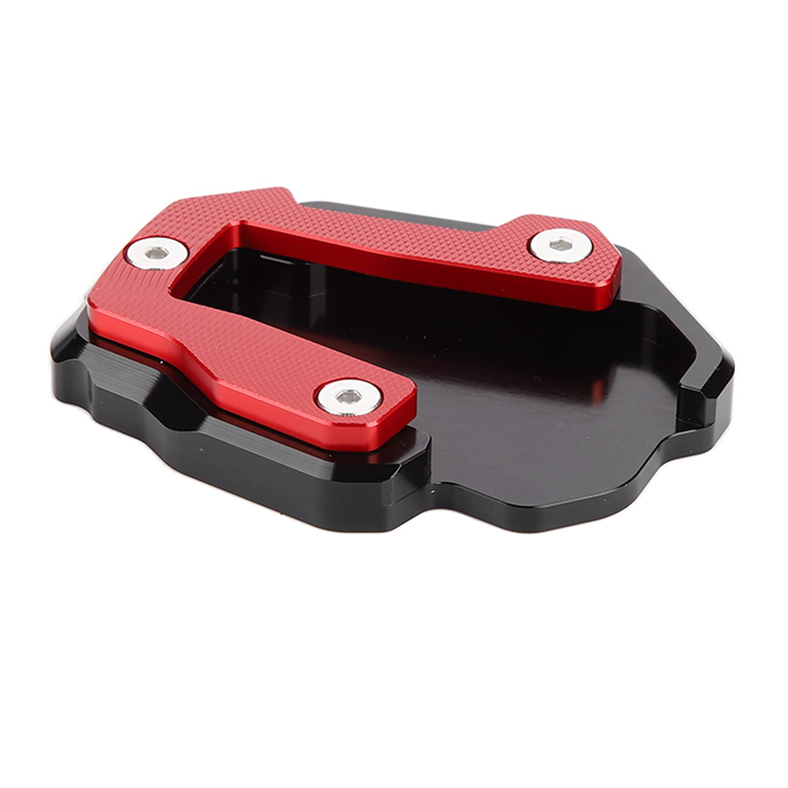 Motorrad -Kickstandschuh, Kickstandschuhe Motorrad -Kickstand Verlängerung Ständer Hilfsplatte Aluminiumlegierung Kickstand Pad für CRF1100L Afrika Twin 2019-2021 (Rot) von TARSHYRY