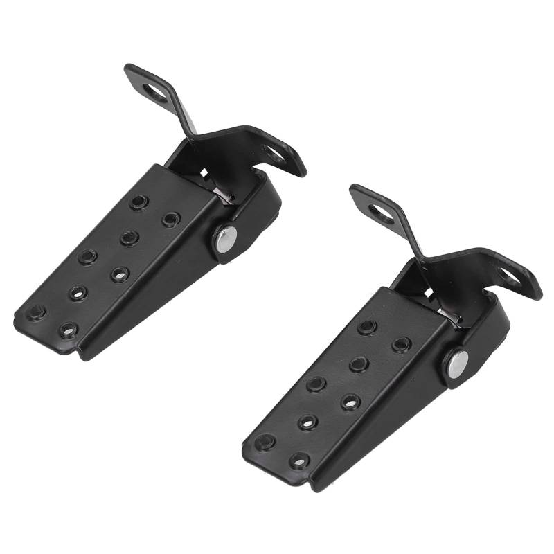 Motorradstifte, Mini -Fahrradfußstifte Faltbare Fußstützenfußschrittstifte Stahl Pedal Schwarze Universal Fußstifte Fußstifte für Retro -Motorrad ATV von TARSHYRY