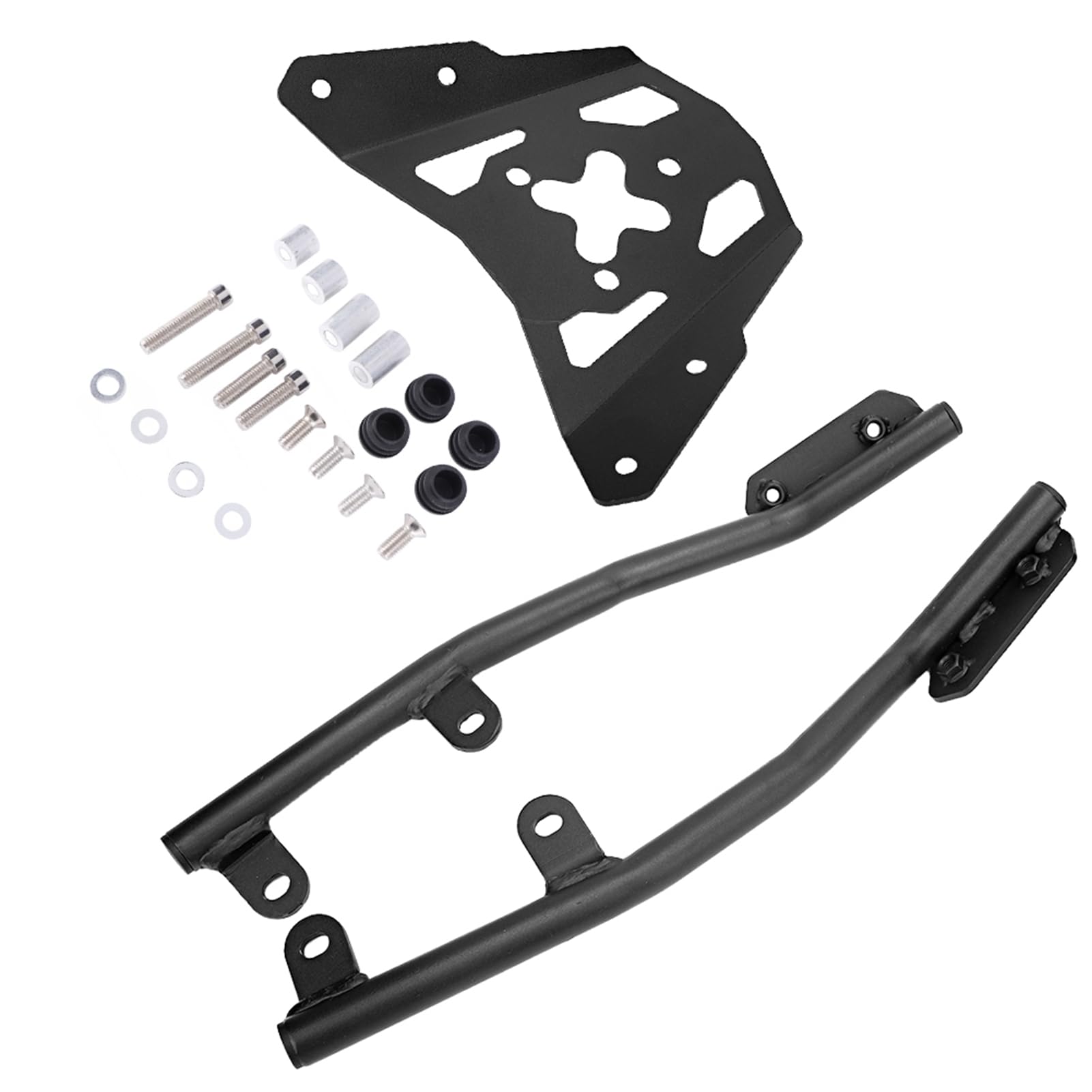 Motorradträger, Hinteres Gepäckträger Heck -Gepäckträger Regalträger Stütze Edelstahl Motorradträger für Z650 17-19 Motorradträger, Hinteres Gepäckträger Heck -Gepäckträger Regalträger Stütze Edelstahl Motorradträger für Z650 17-19 von TARSHYRY