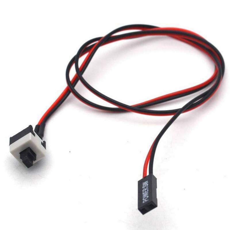PC -Netzschalter, Power Motherboard Power Motherboard Jumper Switch mit 2Pin Motherboard Power Switch Neustart ATX -Computer -Chassis Neustart von TARSHYRY