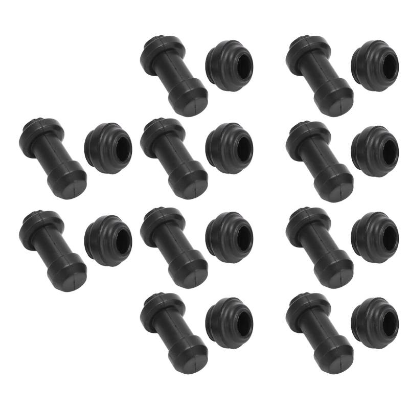Scheibenbremsabdeckung, Abdeckung und Scheibe Set 10 Set Motorradscheibenscheibenbremsbremssättel Staubabdeckung Langer Kurzer Staubbezug Hohe Genauigkeit Gummi -Fahrradscheibenbremse Staubabdeckung von TARSHYRY