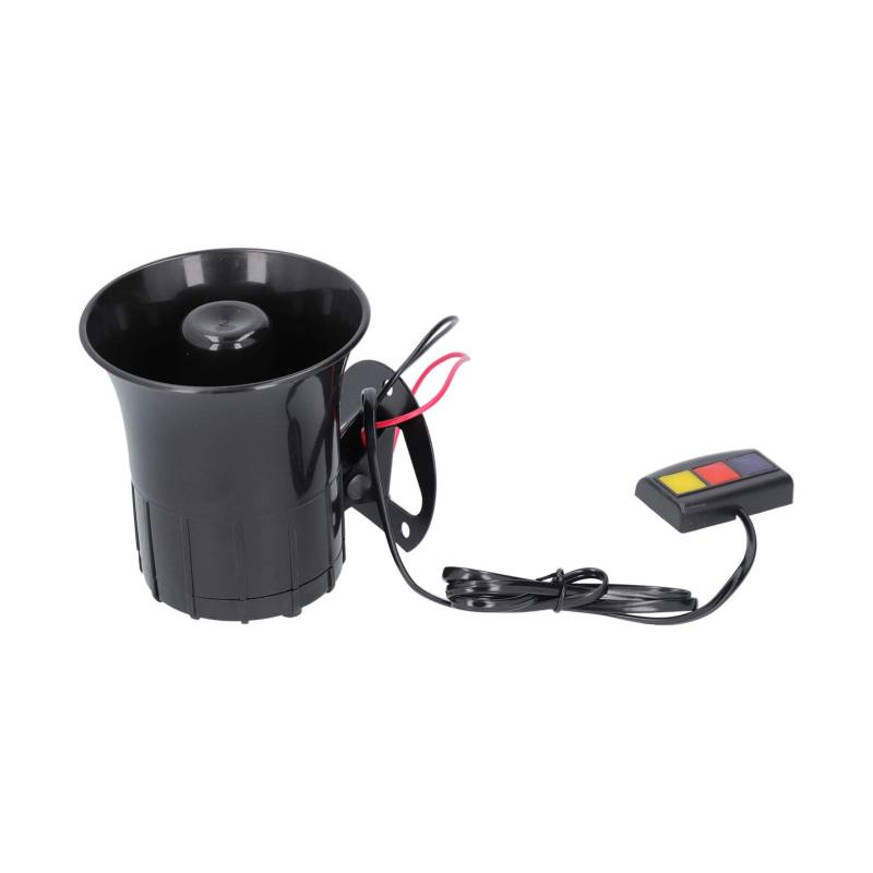 Sirenenhornalarm, Autoalarmsystem ABS -Metall mit Montage -Zubehör Autoalarm für Auto Motorrad Mopeds von TARSHYRY
