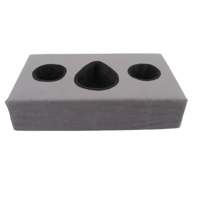 Sofa Cup Halter Kissen Verhindern Verschüttungen 3 Fächer Couch Getränkehalter Schwamm Couch Cup Halter Tablett für Autos Wohnmobile Boote (Gray) von TARSHYRY