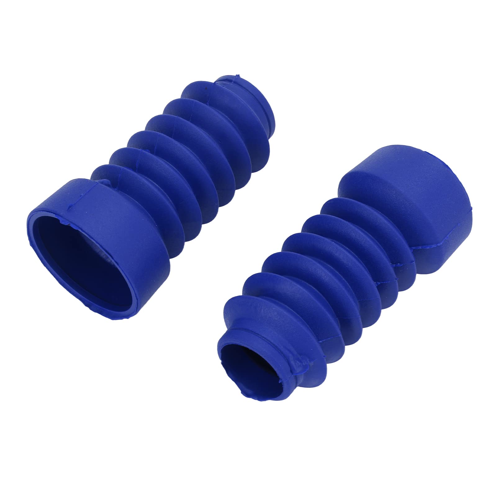 Staubabdeckung Vorne Stoßdämpfer, Automobilersatz Stoßstiefel 2PCS Gummi - mit 2 Festen Klemmen Powersports -Gabelwachen für DIO 18/27/28/34/35 (Blue) von TARSHYRY