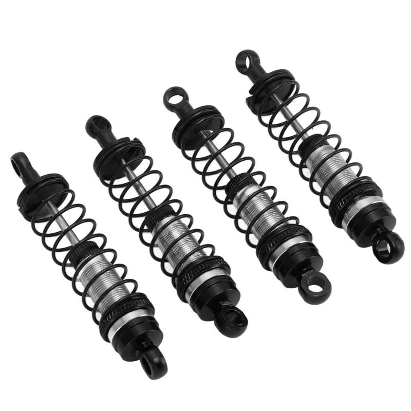 Stoßdämpfer, Hintere Stoßdocker Vorderen Stoßdämpfer Aluminiumlegierung Vorderer Heck - RC Vorne und Hinten für Latrax Teton 1/18 RC -Auto (BLACK) von TARSHYRY
