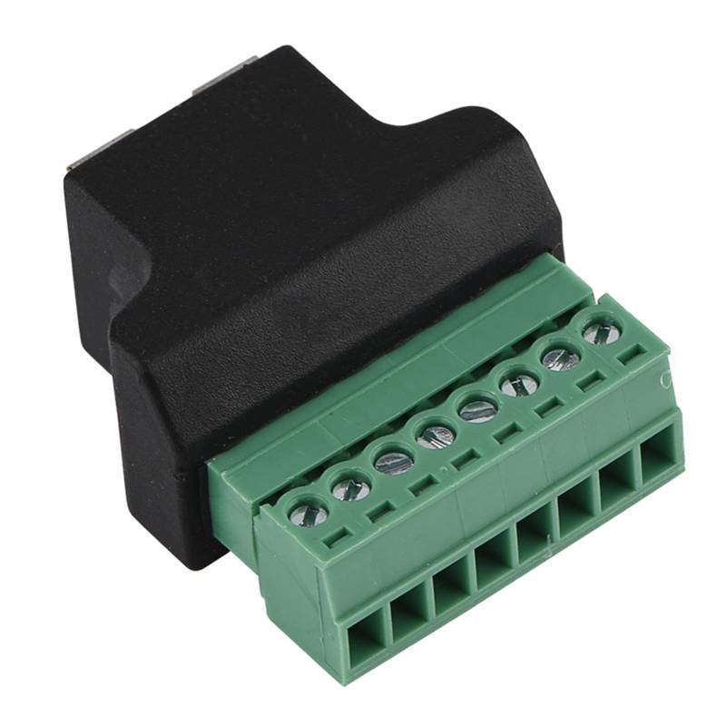 TARSHYRY 8 Stiftanschluss, RJ45 -Anschlüsse RJ45 Schraubanschluss -Adapteranschluss RJ45 Ethernet Zum Koax -Adapter RJ45 Weibchen Bis 8 Stifte Schraubanschluss -Blockadapter von TARSHYRY