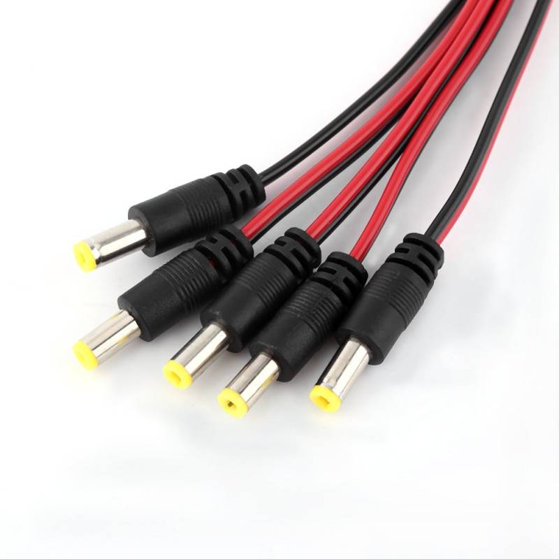TARSHYRY Fassanschlüsse, DC R 5 DC Power Female Jack -Steckerkabel mit Einem Innendurchmesser von 2,1 Mm und Einem DC -Netzkabel von 5,5 Mm Im Außendurchmesser füR eine Einfache Installationslösung von TARSHYRY