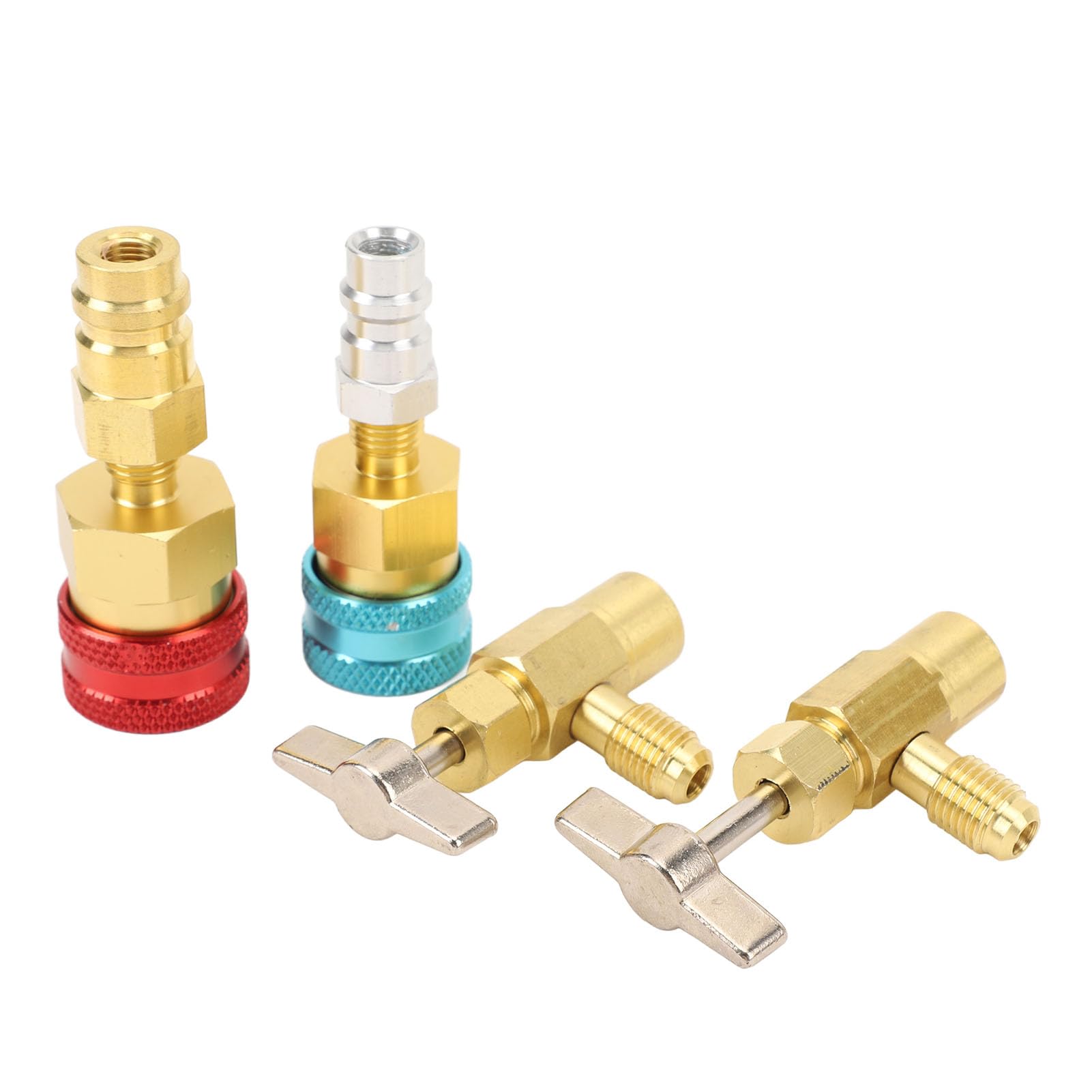 TARSHYRY Quick Connect R1234YF -Adapter, R1234YF Quick Copplers Kit Messing mit Zubehör -Coppler Adapter für Automeddiener Ladung TARSHYRY Quick Connect R1234YF -Adapter, R1234YF Quick Copplers Kit Messing mit Zubehör -Coppler Adapter für Automeddiener Ladung von TARSHYRY