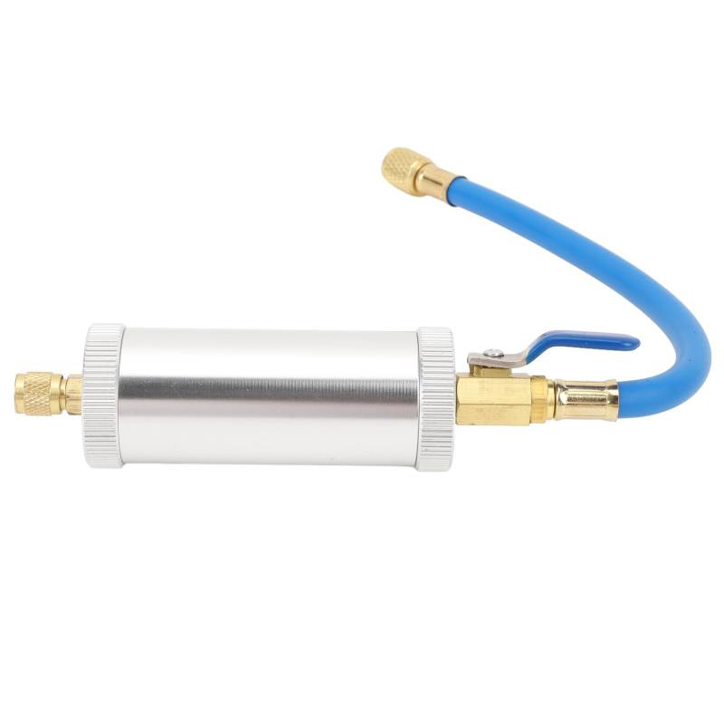 TARSHYRY Wechselstrom Ölfarbstoffinjektor, Wechselstromöl und Farbstoff Injektor Kältemittel Werkzeuge Messing Starke Kompatibilität AC Oil Injector Tool für R134A mit 1/2 -Zoll -männlichen 1/2 Zoll von TARSHYRY
