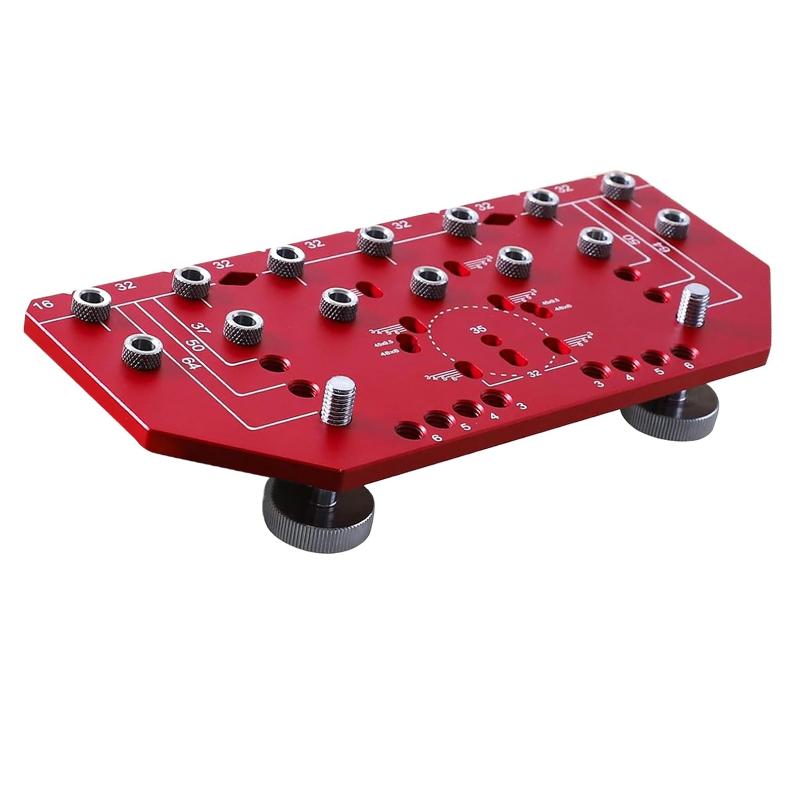 Türscharnierschnecken, Schranktür Montage Jig 2 in 1 35 Mm Aluminiumlegierungsschrank Hardware-Schiedsrichter-Bohrmaschine mit 3-6 Mm Scharnier-Offset-Regal-Pin-Jig für Türschränke Scharniere Montage Türscharnierschnecken, Schranktür Montage Jig 2 in 1 35 Mm Aluminiumlegierungsschrank Hardware-Schiedsrichter-Bohrmaschine mit 3-6 Mm Scharnier-Offset-Regal-Pin-Jig für Türschränke Scharniere Montage von TARSHYRY