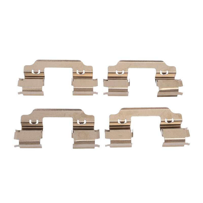Vordere Scheibenbremssättel -Hardware -Kit, Scheibenbremsbelastungsrasselclips Reduzieren Bremsgeräusche BPF1648C Vorderbremsblockscadscader Clips für Clio MK3 05-12 von TARSHYRY