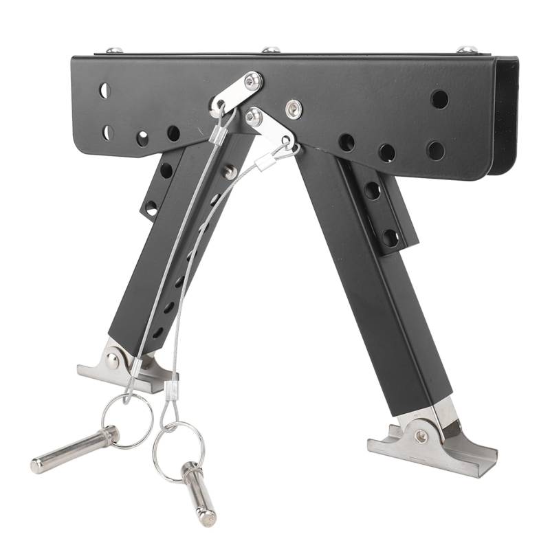 Wohnmobil Stabilisator, RV Stabilisator Jacks Stahl Falten RV Stufe Höhe Einstellbarer Stufe Kit Eingangsschritte für Trailer Anhänger von TARSHYRY