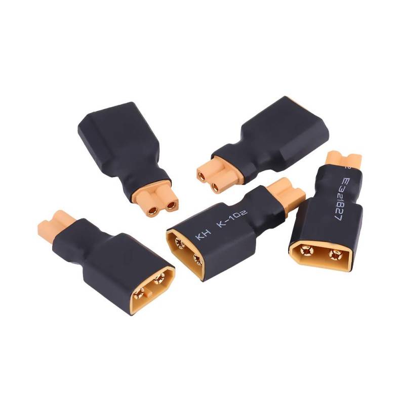XT30 Männlich zu XT60 Weiblicher Adapter, Batterieadapter -Stecker 2 Typen 5pcs Pro Set XT30 Bis XT60 RC Drone Connector Adapter XT30 Bis XT60 Connector Adapter Battery Converter Pluger (XT30 von TARSHYRY