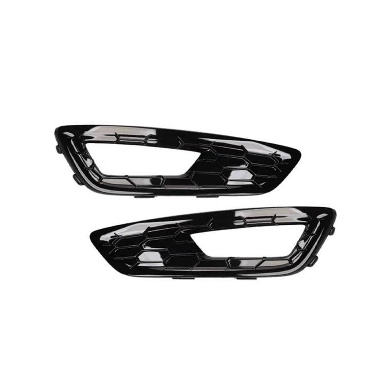 Auto-Frontgrill 1 Paar Auto Front Stoßstange Nebel Licht Abdeckung Grill Nebel Lampe Kühlergrill Racing Gitter Für Ford Für Focus Sports S SE 2015-2018 von TASEKI