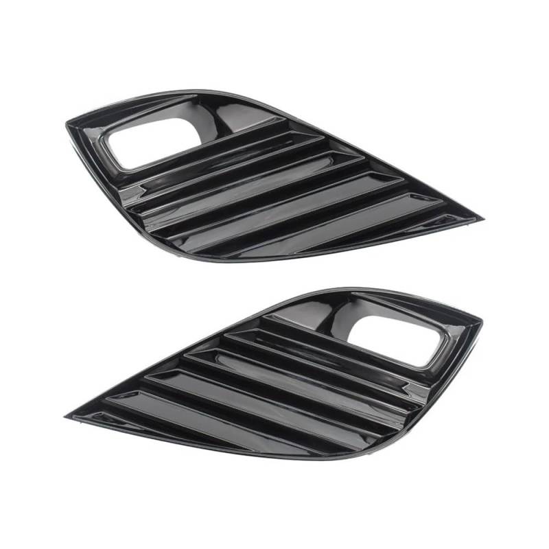 Auto-Frontgrill 1 Paar Auto Front Stoßstange Nebel Licht Kühlergrill Abdeckung Schwarz Kunststoff 8148206210 Für Camry SE/XSE 2018-2020 von TASEKI