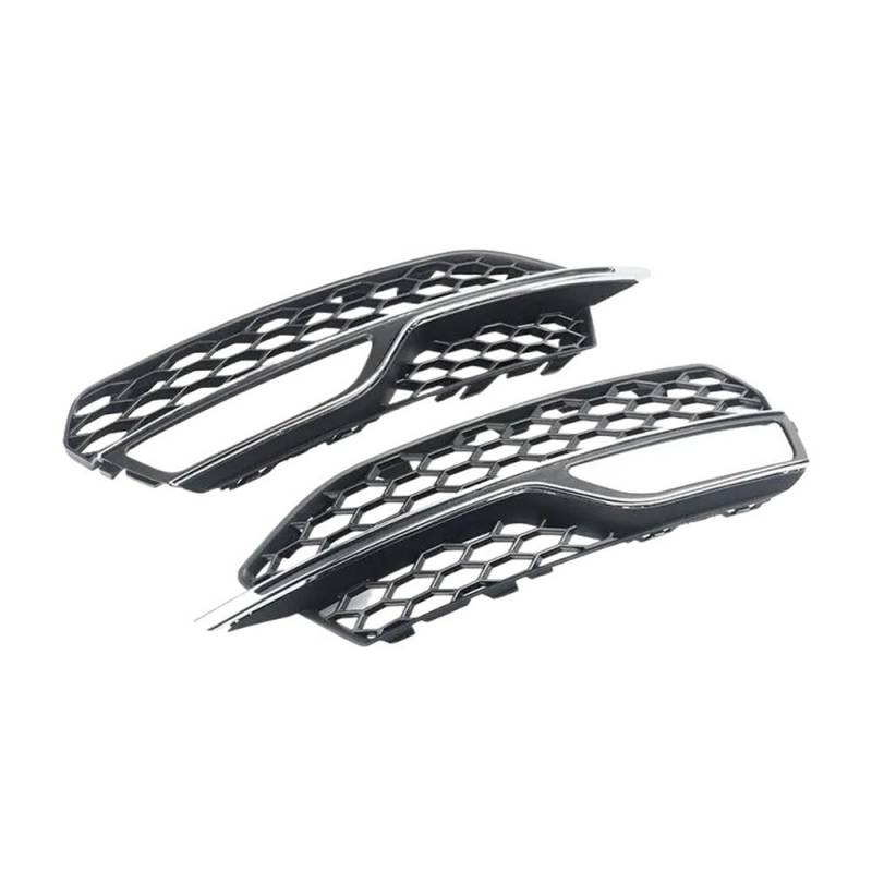 Auto-Frontgrill 2 Stücke Front Stoßstange Nebel Licht Kühlergrill Waben Abdeckung Für A3 Für S-Linie S3 2013-2016 8V3807681G / 8V3807682G(B) von TASEKI