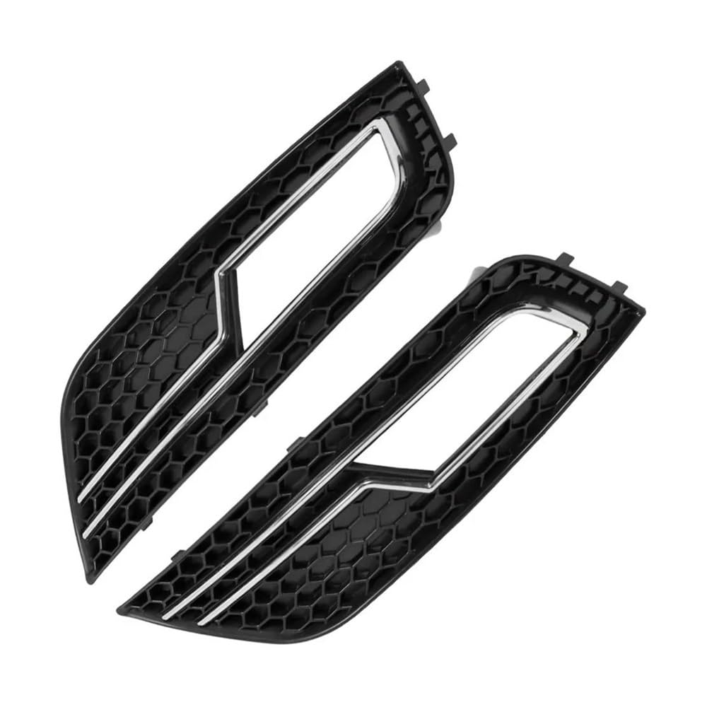 Auto-Frontgrill 2 Stücke Kunststoff Auto Front Stoßstange Nebel Licht Kühlergrill Abdeckung Trim Mit Helle Streifen 8K0807681K Für A4 2013-2016 Auto-Frontgrill 2 Stücke Kunststoff Auto Front Stoßstange Nebel Licht Kühlergrill Abdeckung Trim Mit Helle Streifen 8K0807681K Für A4 2013-2016 von TASEKI