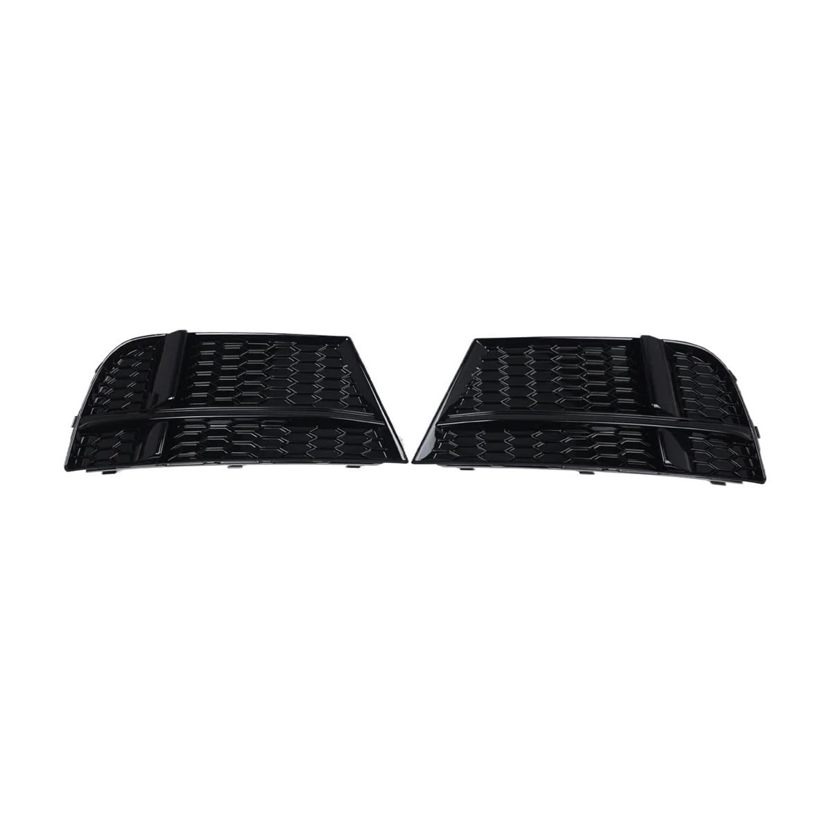 Auto-Frontgrill 2X Auto Front Stoßstange Nebel Licht Kühlergrill Grill Für A3 8V Für S-Linie Limousine Sportback Cabrio 2017-2019 Mesh Nebel Lampe Abdeckung(Black-A) von TASEKI