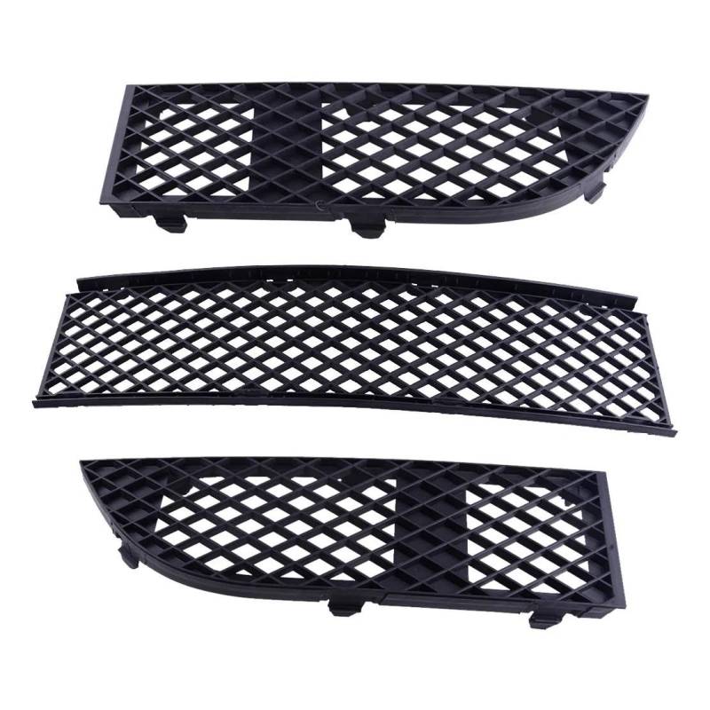 Auto-Frontgrill 51117135563 3 Teile/Satz Auto Vorderen Stoßfänger Kühlergrill Fit Für 7 Serie E65 E66 Für LCI 2005 2006 2007 2008 51117135564 51117135573 von TASEKI