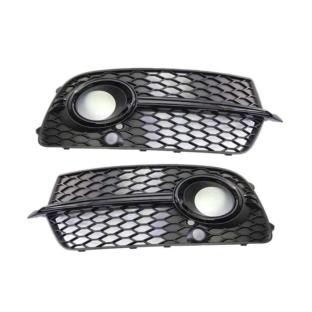 Auto-Frontgrill 8R0807681S 8R0807682N Auto Front Stoßstange Nebel Licht Grill Abdeckung Für SQ5 Q5 S-Linie 2013 2014 2015 2016 2017(1 Set Black) von TASEKI