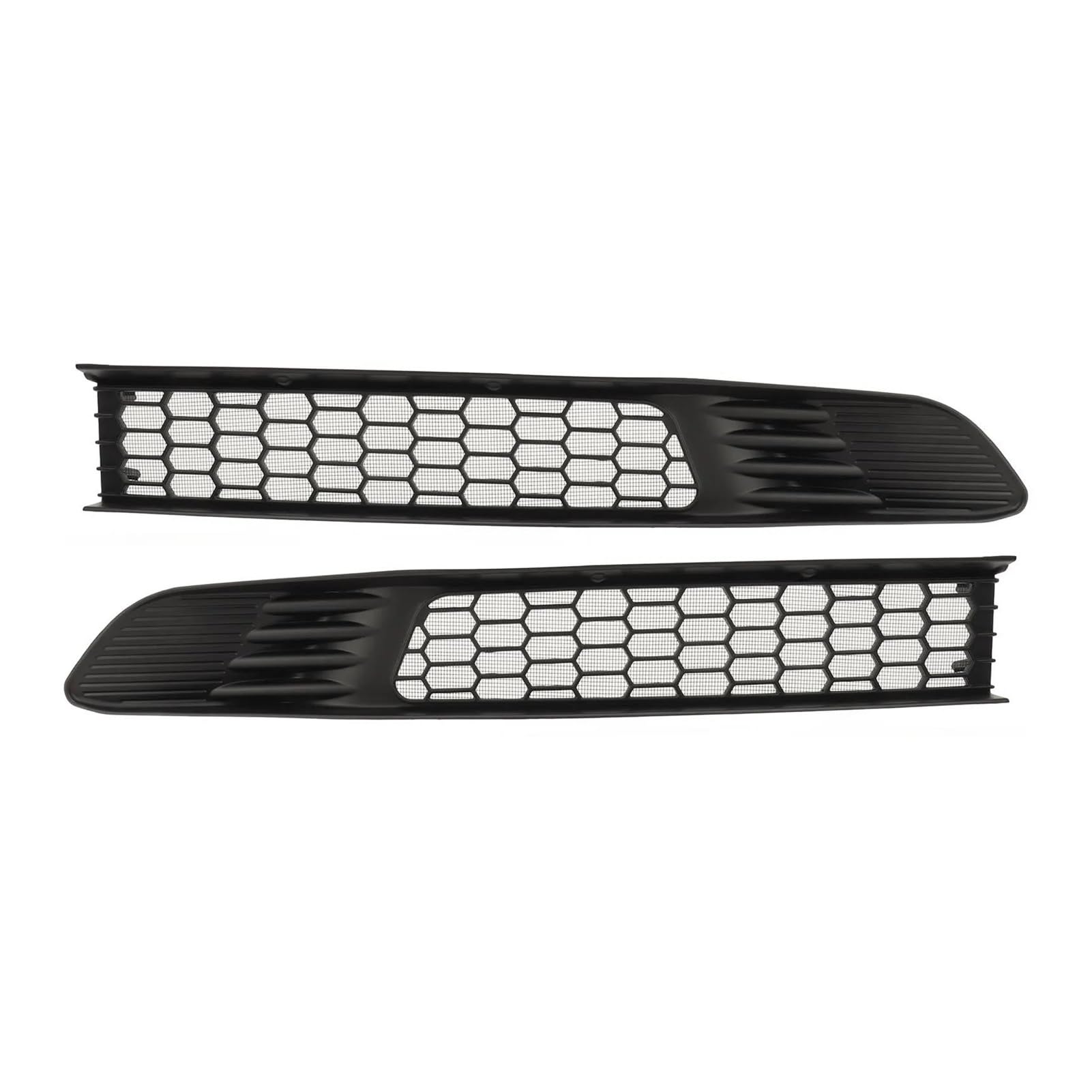Auto-Frontgrill Auto Front Stoßstange Grill Split Typ Matt Schwarz Lufteinlass Grille Abdeckung Ersatz Für Tesla Für Modell 3 2017 Zu 2023 von TASEKI