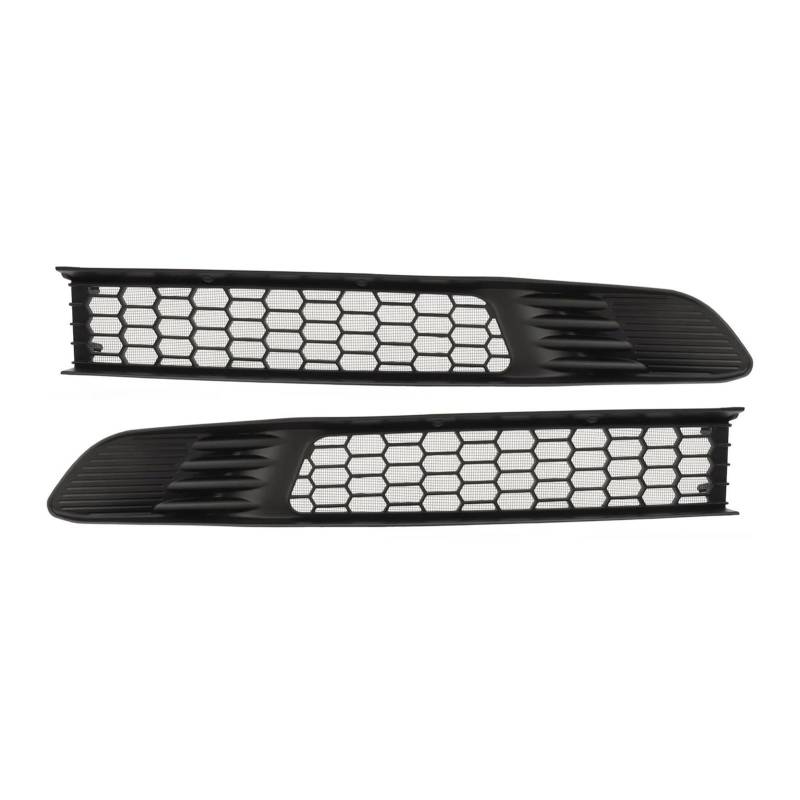 Auto-Frontgrill Auto Front Stoßstange Grill Split Typ Matt Schwarz Lufteinlass Grille Abdeckung Ersatz Für Tesla Für Modell 3 2017 Zu 2023 von TASEKI