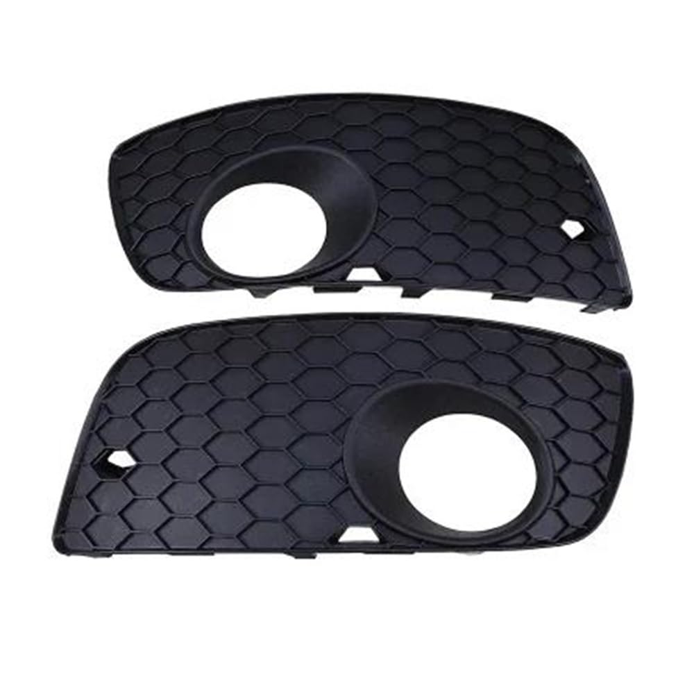 Auto-Frontgrill Auto Vorderen Stoßfänger Unteren Grill Gitter Nebel Lichter Abdeckung Für Golf MK5 Für GTI 2004-2009 Auto Zubehör Nebelscheinwerfer Haube Grills(1 Pair) von TASEKI