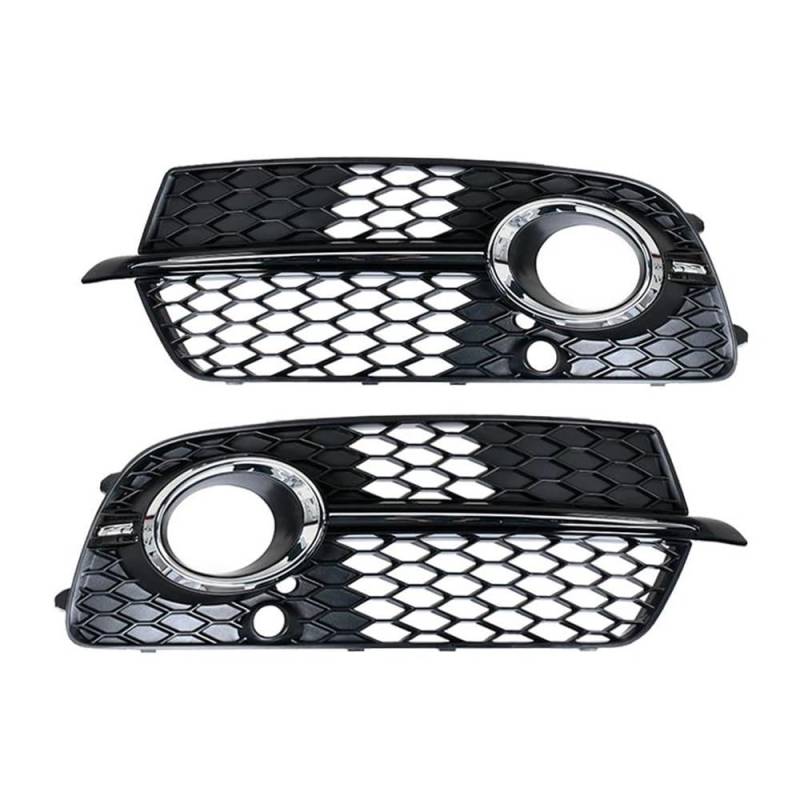 Auto-Frontgrill Front Nebelscheinwerfer Abdeckung Grill Nebel Lampe Rahmen Trim Dekorative 8RO807681S 8RO807682M Für Q5 Sport S-Linie 2013 2014 2015 2016 2017(Left and Right) von TASEKI
