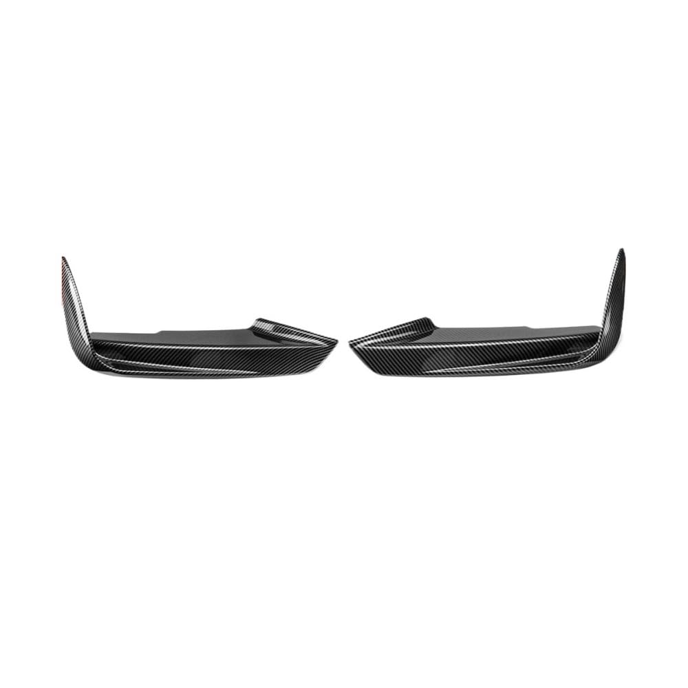 Auto-Frontgrill Für F30 F31 M Sport 2012-2019 Nebelscheinwerfer Augenbrauenrahmen Abdeckung Kühlergrill 1 Paar Auto Frontstoßstange Lip Splitter Canards Spoiler(Carbon Look) von TASEKI