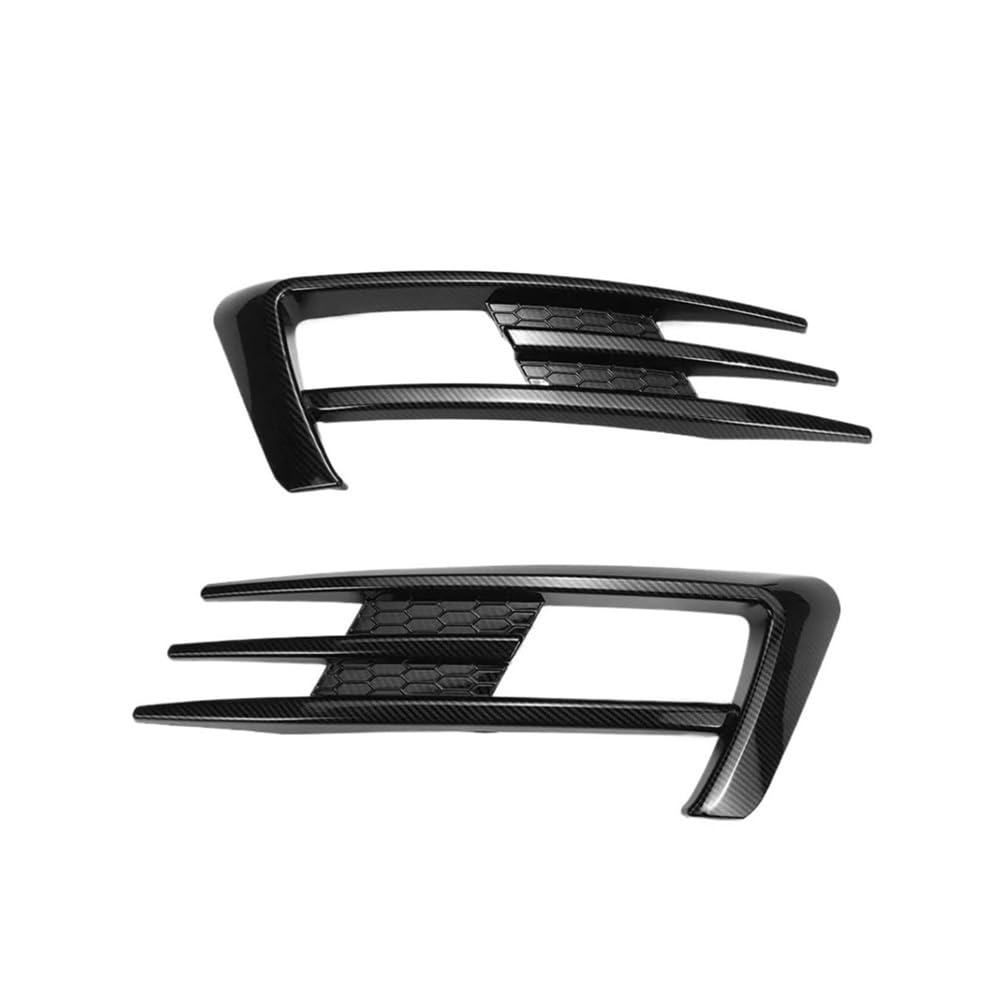 Auto-Frontgrill Für Golf 7 MK7 GTI 2014 2015 2016 2017 Auto Front Nebelscheinwerfer Kühlergrill Grill Nebel Lampe Unteren Stoßfänger Grill(Carbon Fiber Look) von TASEKI