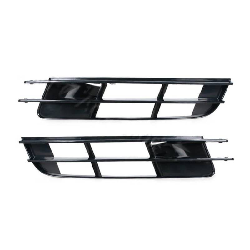 Auto-Frontgrill Kühlergrill Aus Kunststoff Schwarz Für Q7 2007 2008 2009 Nebelscheinwerfergrill Auto Vordere Untere Stoßstangenabdeckung 4L0807681 4L0807682(1pair) von TASEKI