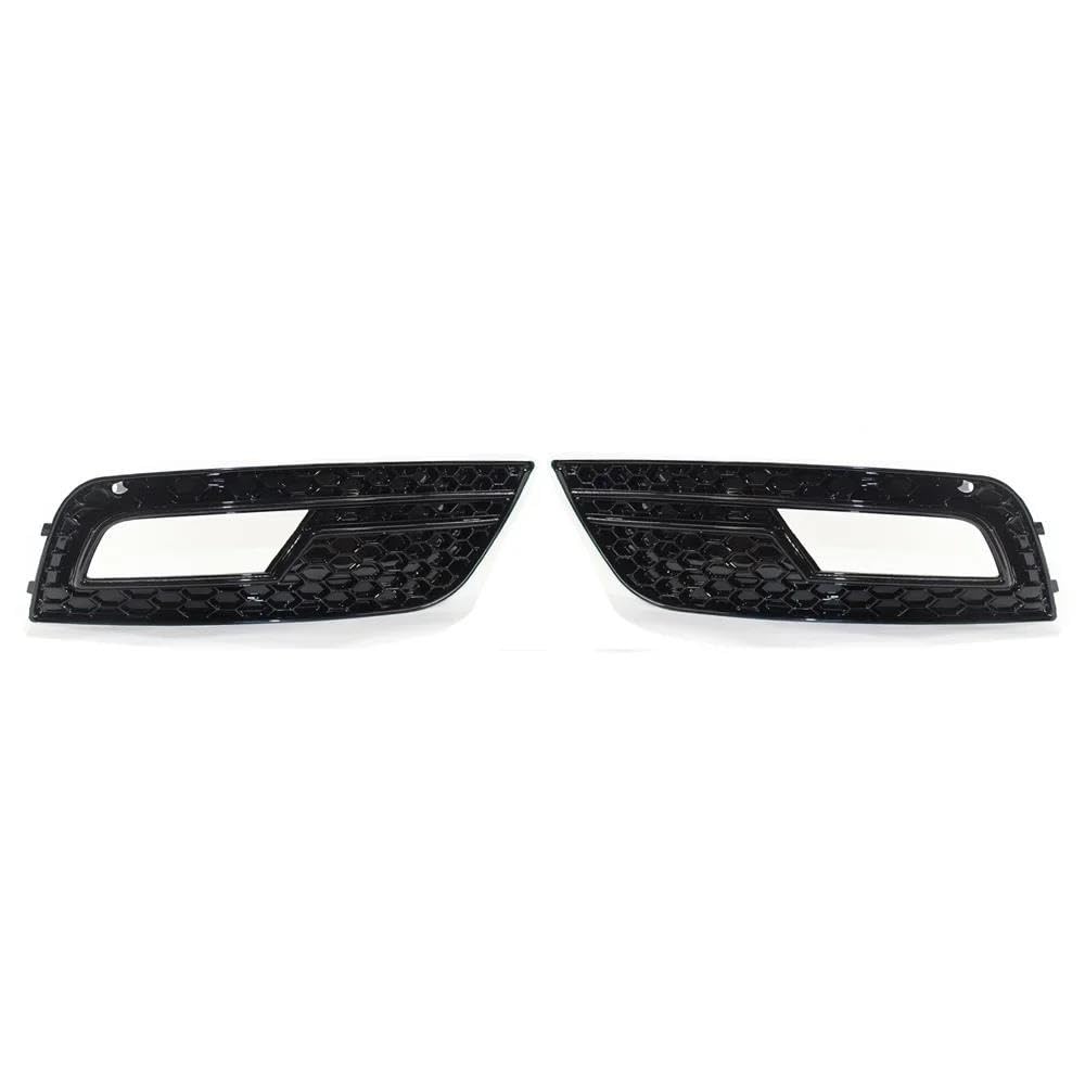 Auto-Frontgrill Nebelscheinwerfer-Lampenabdeckung Waben-Frontgrill Für A4 B8.5 2013–2016 Frontstoßstange Unterer Kühlergrill-Stil Autozubehör(Blanc) von TASEKI