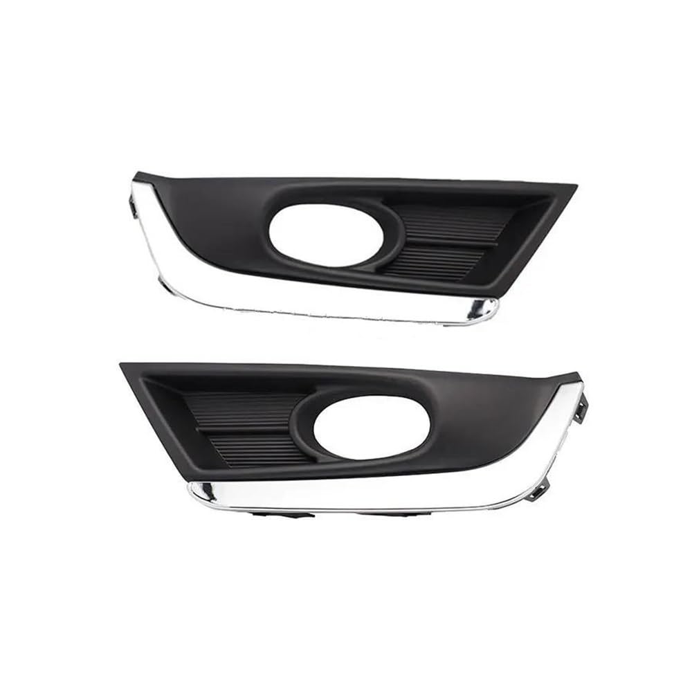 Auto-Frontgrill Schwarze Nebelscheinwerferlochgitter-Dekorationsblende Auto-Nebelscheinwerferabdeckung Untere Stoßstange Für CRV 2017 2018 2019(Left and Right) von TASEKI