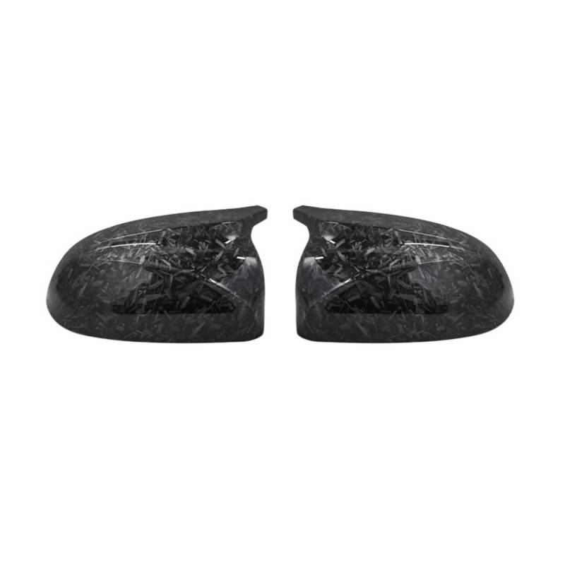 Automobil-Rückspiegelgehäuse 2PCS Auto Seite Rückspiegel Abdeckung Kappe Für X3 X4 G01 G02 2018-2020 Für X5 X6 X7 G05 G06 G07 2019-2020 Spiegelkappen(Forged Carbon Look) von TASEKI