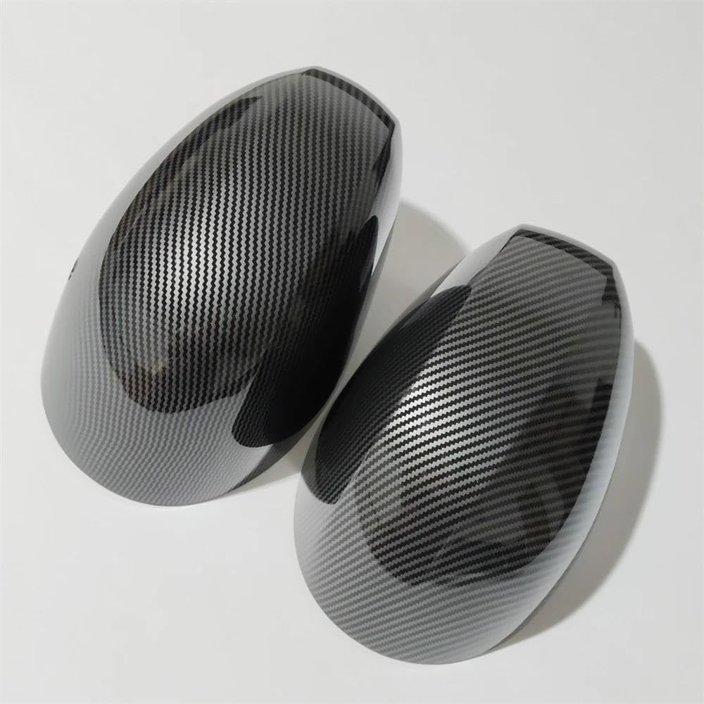 Automobil-Rückspiegelgehäuse Auto Links+Rechts Hinten Spiegel Abdeckung Shell Cap Gehäuse Für F54 F55 F56 F57 F60 2020 2021 2022 2023 2024 Spiegelkappen(Carbon fiber pattern) von TASEKI