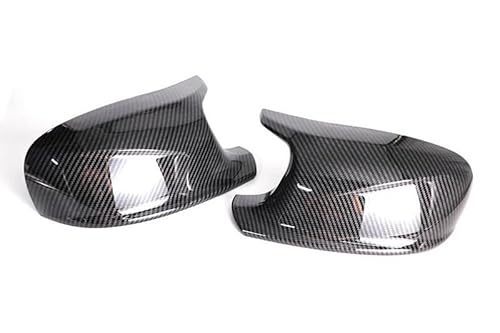 Automobil-Rückspiegelgehäuse Für X1 E84 X3 F25 Pre-LCI 2010 2011 2012 2013 M Stil Schwarz Rückspiegel Abdeckung X3M Look Rückspiegel Abdeckung Spiegelkappen(1 set Carbon pattern) von TASEKI