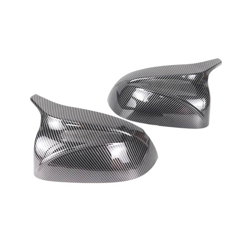 Automobil-Rückspiegelgehäuse Für X3 G01 X4 G02 X5 G05 2018-22 M3 StyleDoor Flügel Seite Spiegel Abdeckung Kappen Shell Fall Carbon Fiber Auto Rückansicht Spiegelkappen(Carbon Pattern) von TASEKI