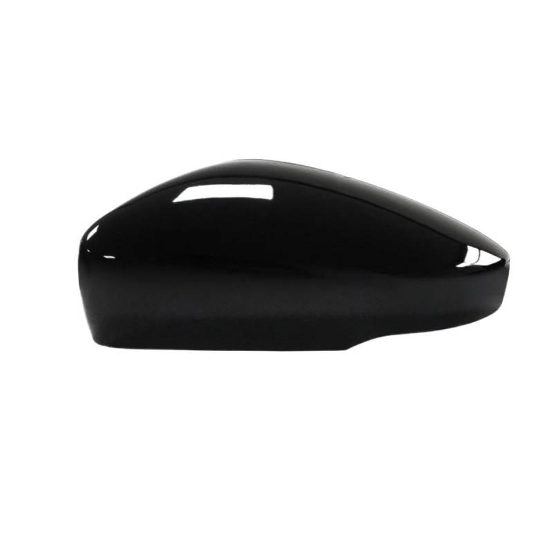 Automobil-Rückspiegelgehäuse Glänzend Schwarze Seitenspiegelabdeckung Für Polo 6R 6C MK5 V 2009-2017 Mit Blinkermodell Spiegelkappen(Left side) von TASEKI