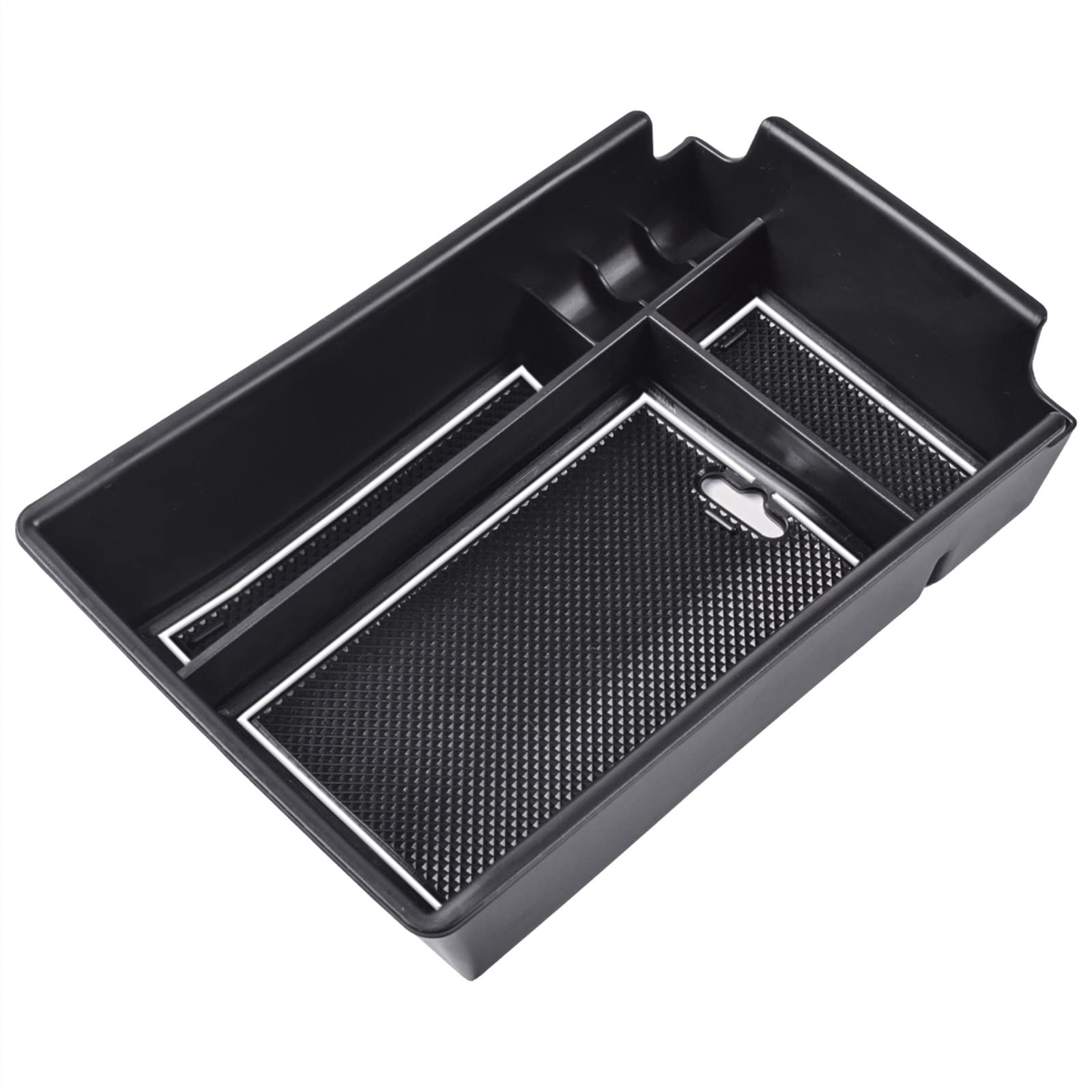 TATARENGS Aufbewahrungsbox Armlehne Auto-Mittelkonsolen-Aufbewahrungsbox, Autokonsolen-Aufbewahrungs-Organizer, Kompatibel Mit Hyundai Für Sonata 10th 2020 2021 2022 2023(White) von TATARENGS