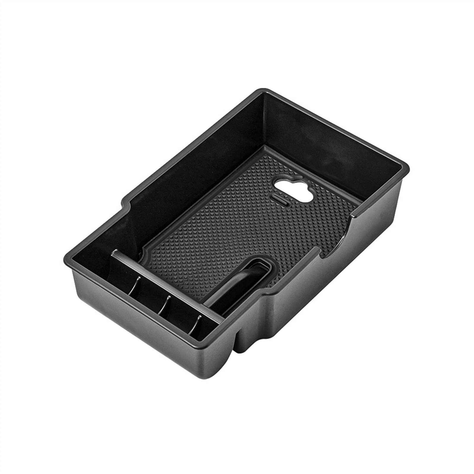 TATARENGS Aufbewahrungsbox Armlehne Auto-Mittelkonsolenablage, Kompatibel Mit Jeep Für Renegade 2014 2015 2016 2017 2018 2019 2020 2021 2022 2023 Zubehör-Verstaubox(Black) von TATARENGS