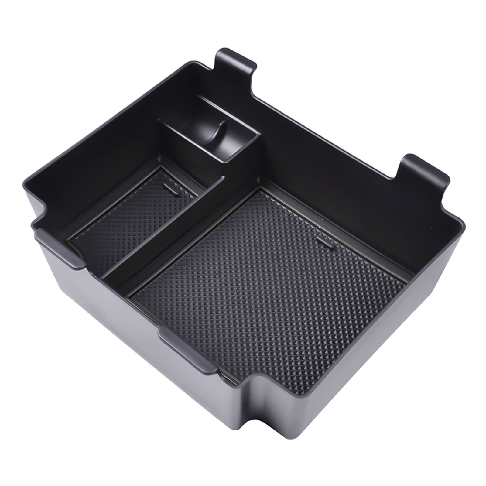 TATARENGS Aufbewahrungsbox Armlehne Kompatibel Mit Acura RDX 2022 2023 Auto-Mittelkonsolen-Organizer-Fach Armlehnen-Aufbewahrungsbox Innenausstattung(Black) von TATARENGS