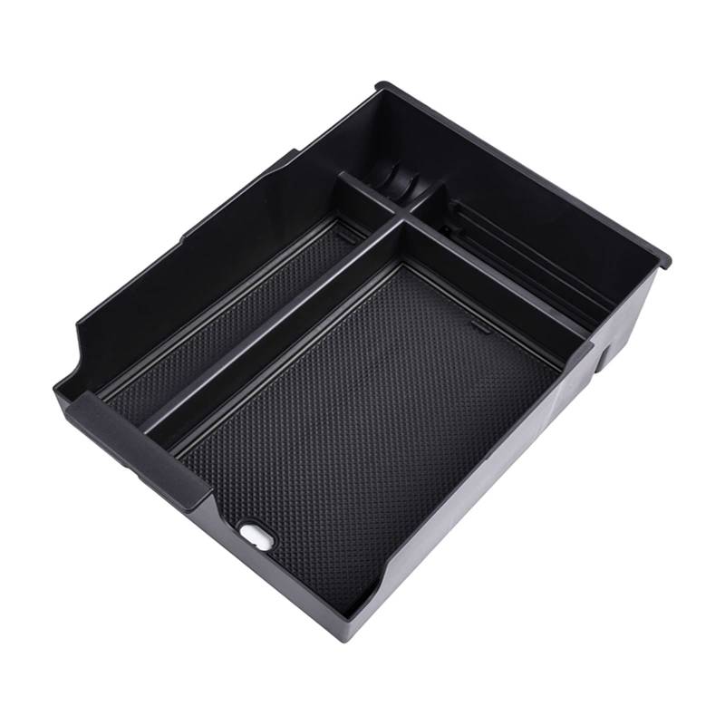 TATARENGS Aufbewahrungsbox Armlehne Kompatibel Mit Hyundai Für Palisade 2023 Auto Mittelkonsole Armlehne Aufbewahrungsbox Innen Organizer Tablett Zubehör(Black) von TATARENGS