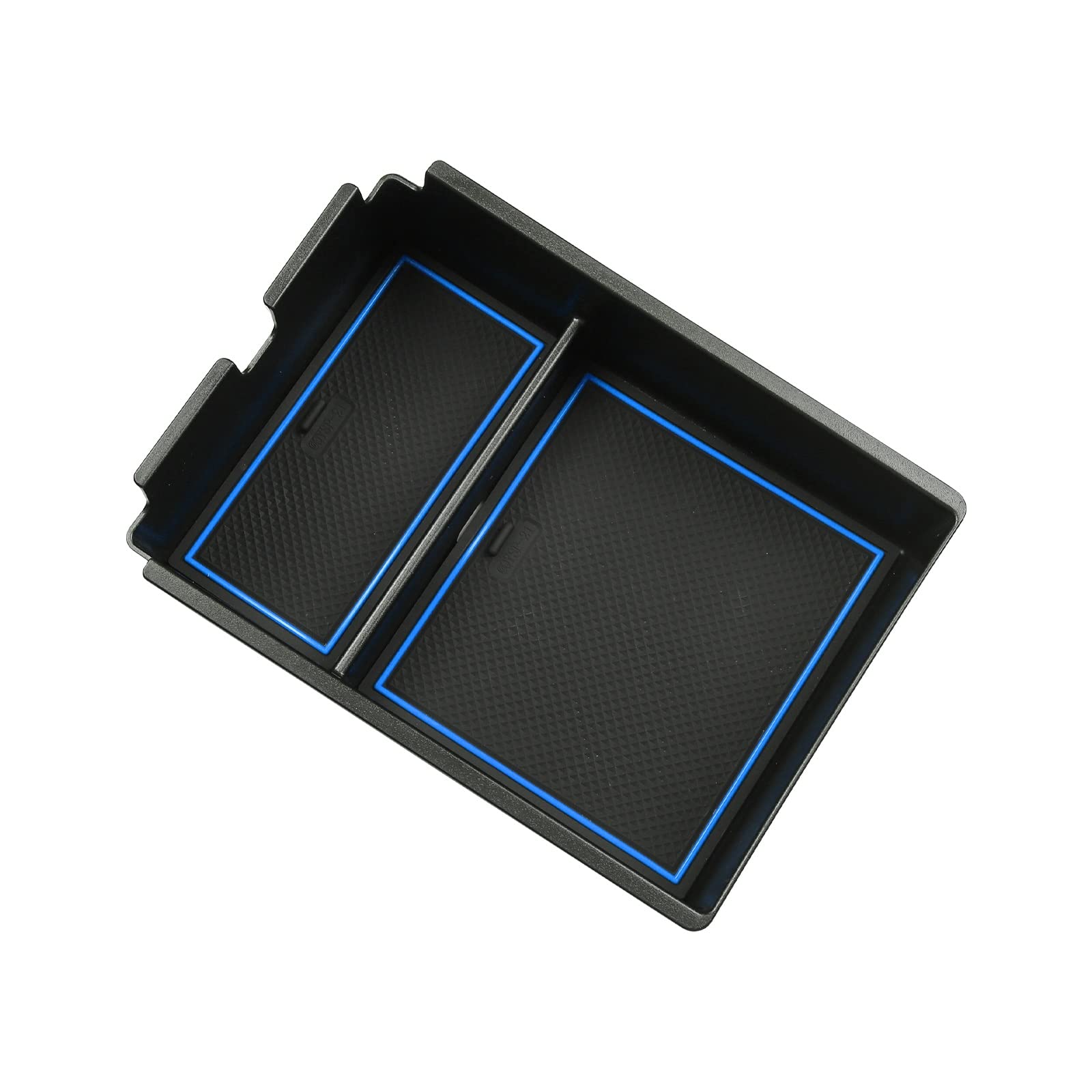 TATARENGS Aufbewahrungsbox Armlehne Kompatibel Mit K&ia Für Sportage NQ5 2022 Auto-Armlehnen-Aufbewahrungsbox Mittelkonsolen-Organizer-Fach Innenausstattung(Blue) von TATARENGS