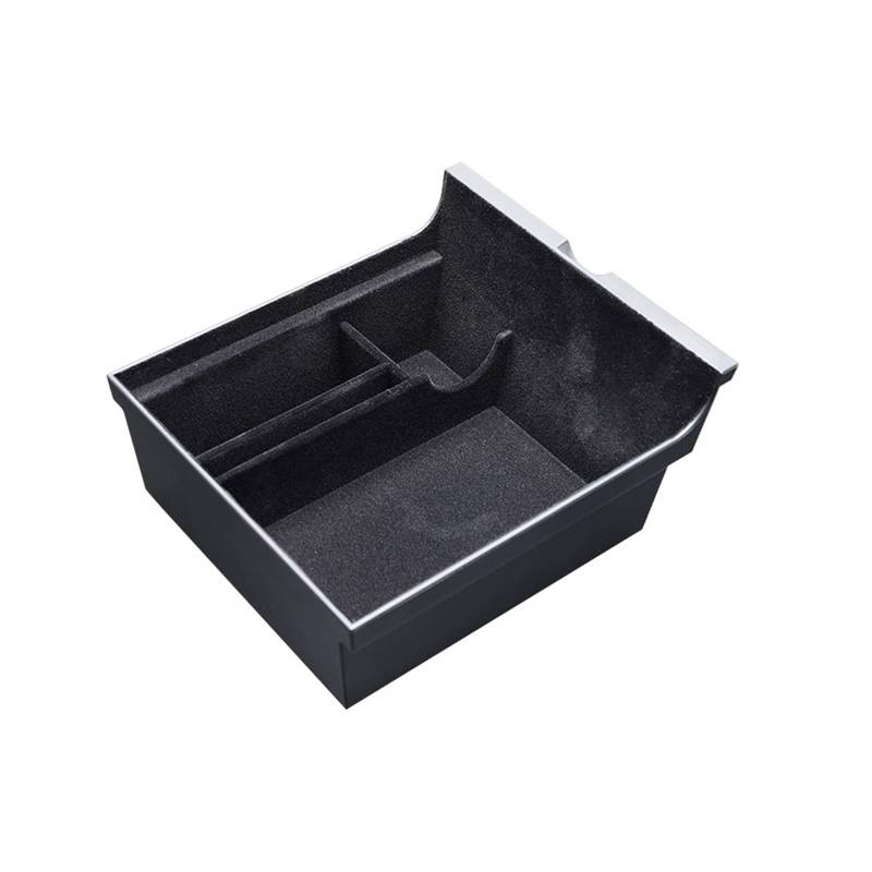 TATARENGS Aufbewahrungsbox Armlehne Kompatibel Mit Tesla Für Model 3 /Y 2021. Auto Mittelarmlehne Aufbewahrungsbox Mittelkonsole Beflockung Organizer Halter Tablett Zubehör von TATARENGS