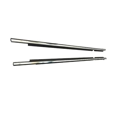 TATARENGS Autofensterdichtungen Kompatibel Mit Toyota Für Mark X X130 2010 2011 2012 2013 2014 2015 2016 2017 2018 2019 Auto Weatherstrips Fensterdichtung Glasdichtstreifen(Plating Front 2pcs) von TATARENGS