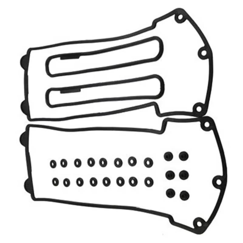 TATARENGS Autoventildeckeldichtung Kompatibel Mit X5 E53 4.6is Für M62B46 2002 2003 Dichtungen Ventildeckel Dichtungssatz Ersatzgummi Autoteile von TATARENGS